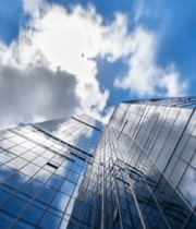 仰视摩天大楼玻璃幕墙2209#横屏 