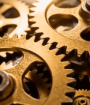金色齿轮工业机械素材5703#横屏 