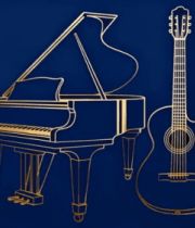 金色乐器组合展示4894#横屏 