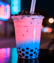 街头放置的珍珠奶茶饮品8960#横屏 