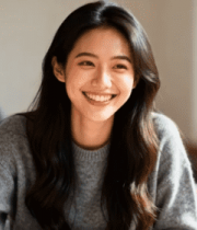 教室中微笑记录的年轻女生11765#横屏 