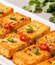 煎豆腐美食特写(1)11111#横屏 