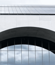 建筑顶部太阳能板特写6417#横屏 