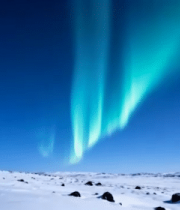极地夜空极光景观7362#横屏 