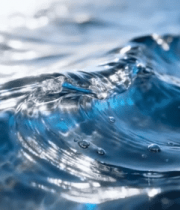 阳光下的蓝色海浪特写8556#横屏 