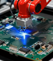 	 机械臂操作电路板素材6803#横屏 