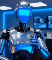 机器人于科技办公室场景10804#横屏 