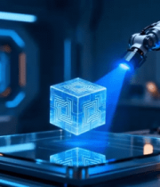 机械臂操作科技芯片场景4547#横屏 