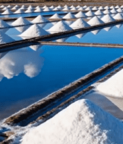 盐湖盐堆自然风光素材9994#横屏 