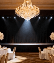 宴会厅鲜花装饰布置场景10196#横屏 