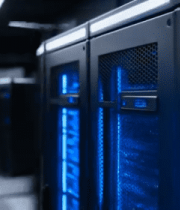 机房内排列整齐的服务器3279#横屏 