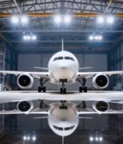 机库内停放的大型客机9696#横屏 