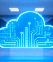 机房内的云计算概念画面4814#横屏 