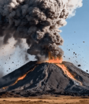 火山喷发壮观景象1290#横屏 