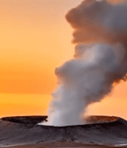 火山喷发自然风光画面5841#横屏 