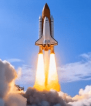 火箭发射升空场景()(1)6161#横屏 