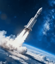 火箭发射升空场景(1)265#横屏 