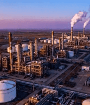 化工厂全景航拍4421#横屏 