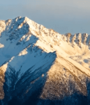 雪山山脉自然风光全景545#横屏 