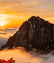 黄山云海日出风光3697#横屏 