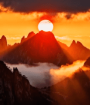 黄山日出云海景观(1)12127#横屏 