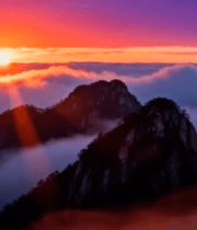 黄山云海日出风光(1)6188#横屏 