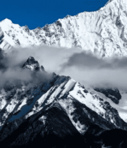 雪山山脉自然风光6454#横屏 