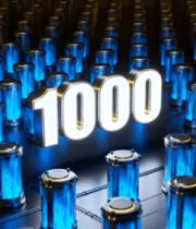 渲染电池阵列与数字14725#横屏 