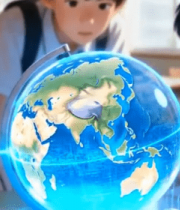 学生教室观察互动智能地球仪11573#横屏 