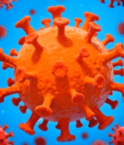 渲染新冠病毒微观画面4188#横屏 