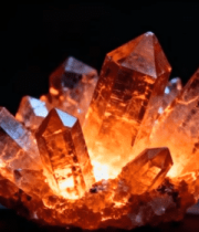 	 红色水晶微距特写素材8149#横屏 