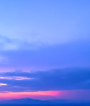 绚丽晚霞天空远景13396#横屏 