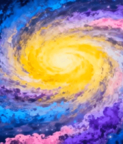 绚丽多彩宇宙星云画面5817#横屏 