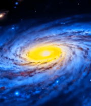 绚丽螺旋星系太空素材1458#横屏 