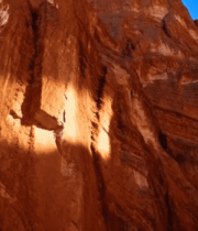 	 红色峡谷岩石自然风光13371#横屏 