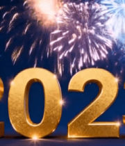 新年烟花背景素材2497#横屏 