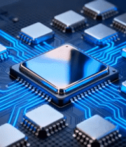 芯片电路板特写素材(3)9919#横屏 