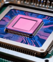 芯片处理器特写5278#横屏 