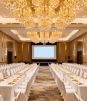 豪华酒店宴会厅布置场景4605#横屏 