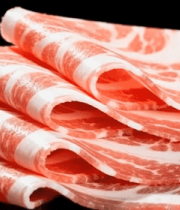 新鲜牛肉卷特写2135#横屏 