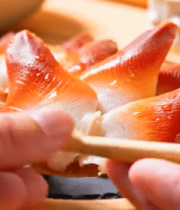 新鲜北极贝食材特写12850#横屏 