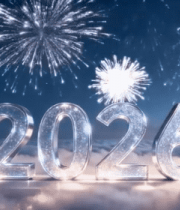 新年云端烟花场景10192#横屏 