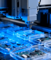 芯片生产线自动化生产画面7833#横屏 