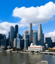 新加坡城市高楼景观5722#横屏 