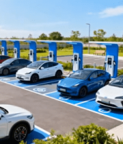 新能源汽车充电桩停车场6494#横屏 