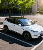 新能源汽车路边充电桩充电12507#横屏 