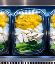 盒装鸡肉咖喱米饭快餐素材8121#横屏 