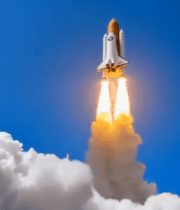 航天飞机发射升空素材8942#横屏 
