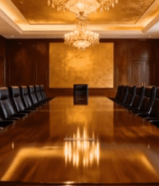 豪华会议室会议桌场景7586#横屏 