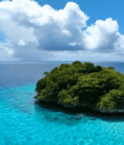 海上小岛自然风光全景10426#横屏 